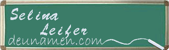 Selina Leifer Visitenkarte